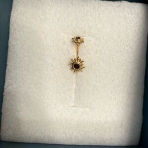 BVLA Gold Sunburst amethyst j curve (rook)